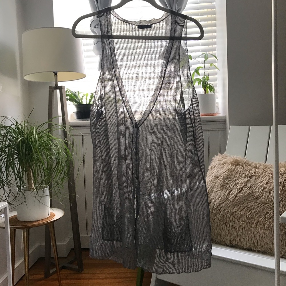 Eileen Fisher CROCHET Vest